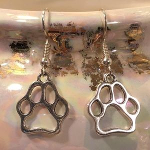 Dog Paw Earrings